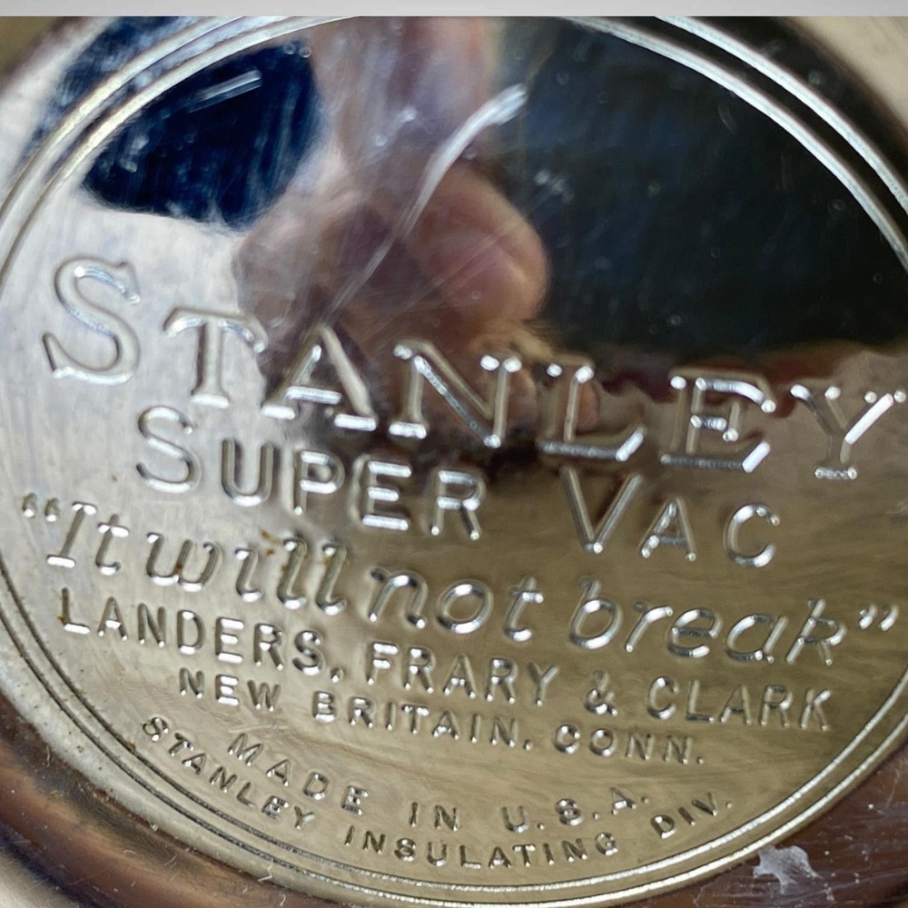 Stanley 1357 1 Quart Thermos SuperVac Steel Lined 1959 Industrial NO Stopper‎ - Picture 4 of 10